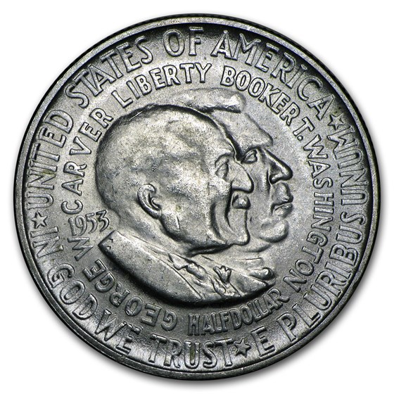 1953-S Washington-Carver Half Dollar BU 1953-S Washington-Carver Half Dollar BU
